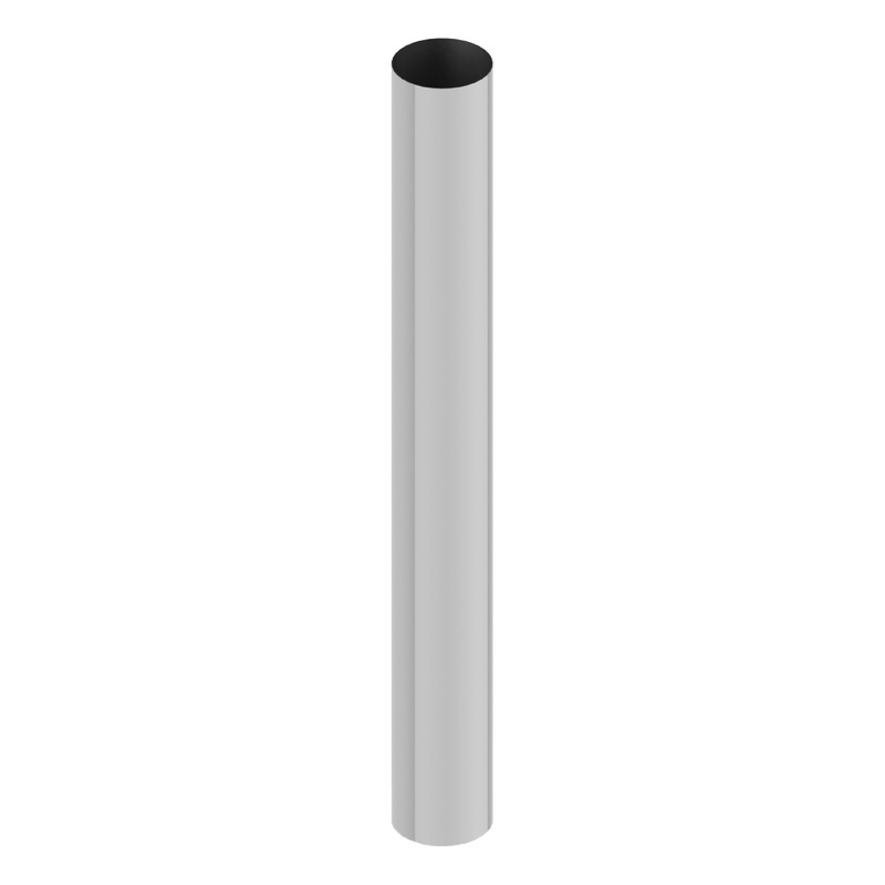 EL408A-044-1103 8×44 Elite Finish Flat Top Exhaust Stack