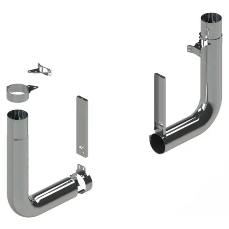 PETE6 6 Peterbilt Dummy Exhaust Kit