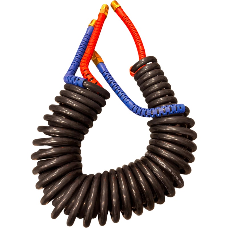 119-454  (15′ Long) W/40MMID + 70MMID COMPACT COIL BLUE AND RED GRIPS