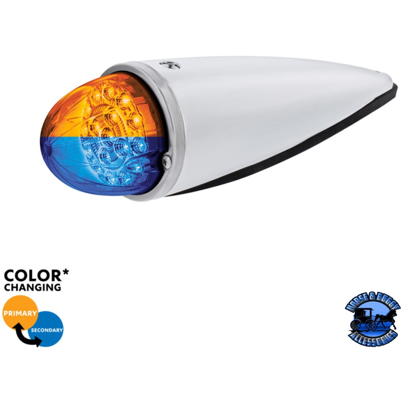 DOUBLE FURY 17 LED DUAL FUNCTION WATERMELON TORPEDO CAB LIGHT (Choose LED Color)