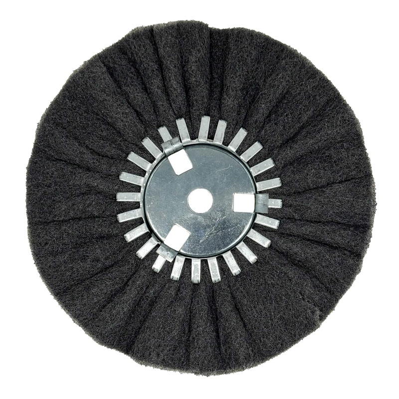 FSA9X3X5/8N0-2PHDUFS   Ultra-Fine and Very Fine Satin Airway Buffing Wheel for Angle Grinders