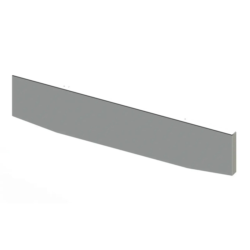 #GO-0000-732T-USX 18” TAPERED TO 16” PETE 389 BLIND MOUNT BOXED BUMPER (NO HOLES)