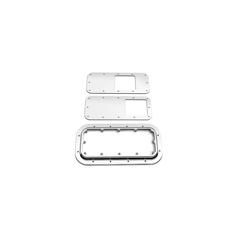 Peterbilt Tapered Style Shifter Plate Kit with Base and Two Dress Plates